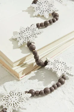 Hot Decorator's Warehouse 48" Beaded Snowflake Garland