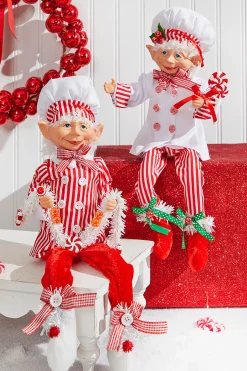Best Decorator's Warehouse 30" Bendable Candy Elf Ornament