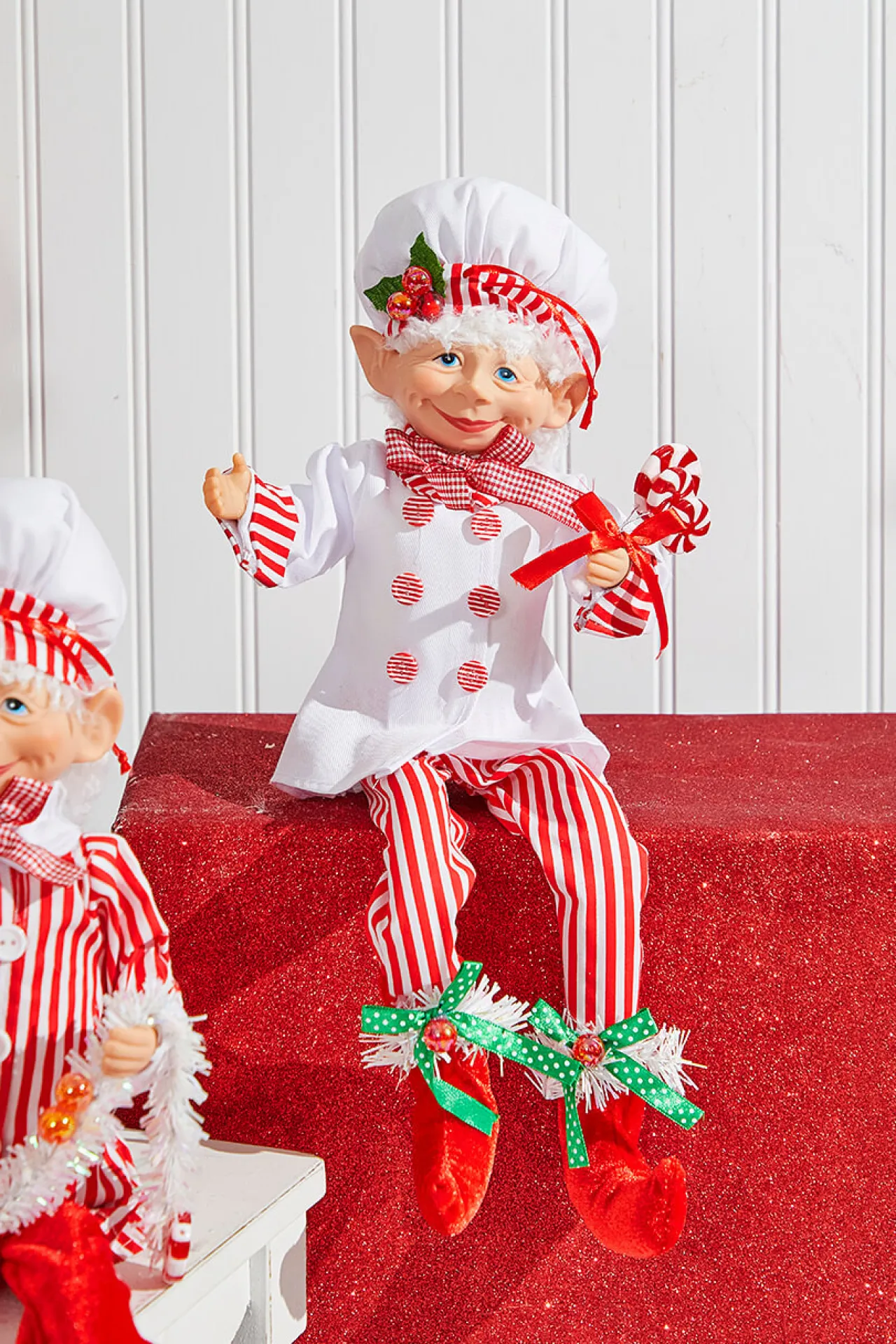 Best Decorator's Warehouse 30" Bendable Candy Elf Ornament