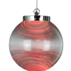 Outlet Decorator's Warehouse 10" Borealis Ball Lighted LED - Red