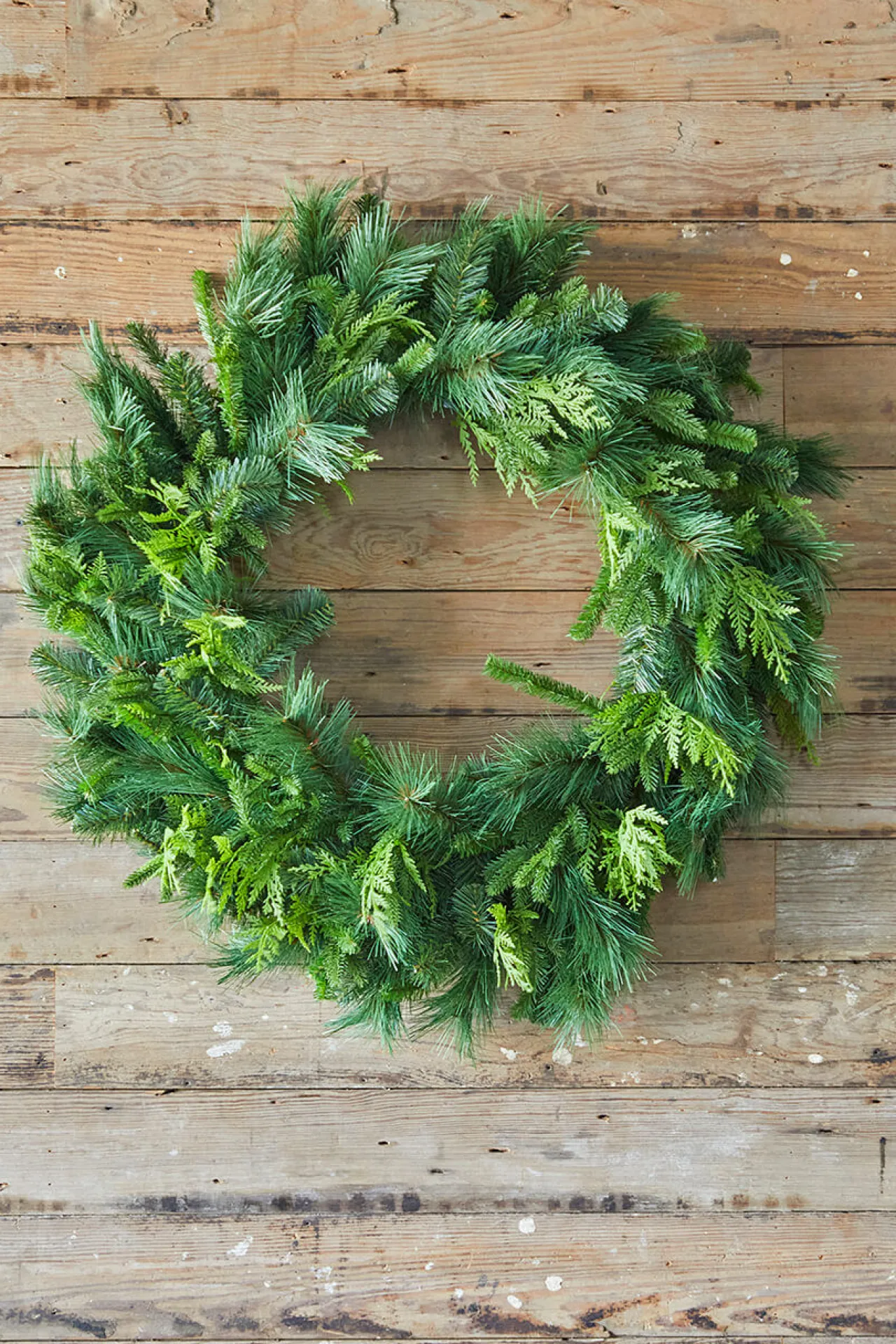 Sale Decorator's Warehouse 36" Bristle Pine With Natural Touch Evergreen Wreath