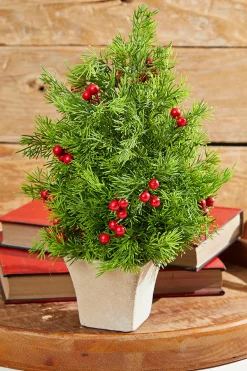 Clearance Decorator's Warehouse 14" Cedar Berry Tree