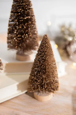 New Decorator's Warehouse 5” Champagne Bottle Brush Tree