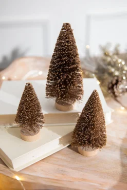 New Decorator's Warehouse 5” Champagne Bottle Brush Tree