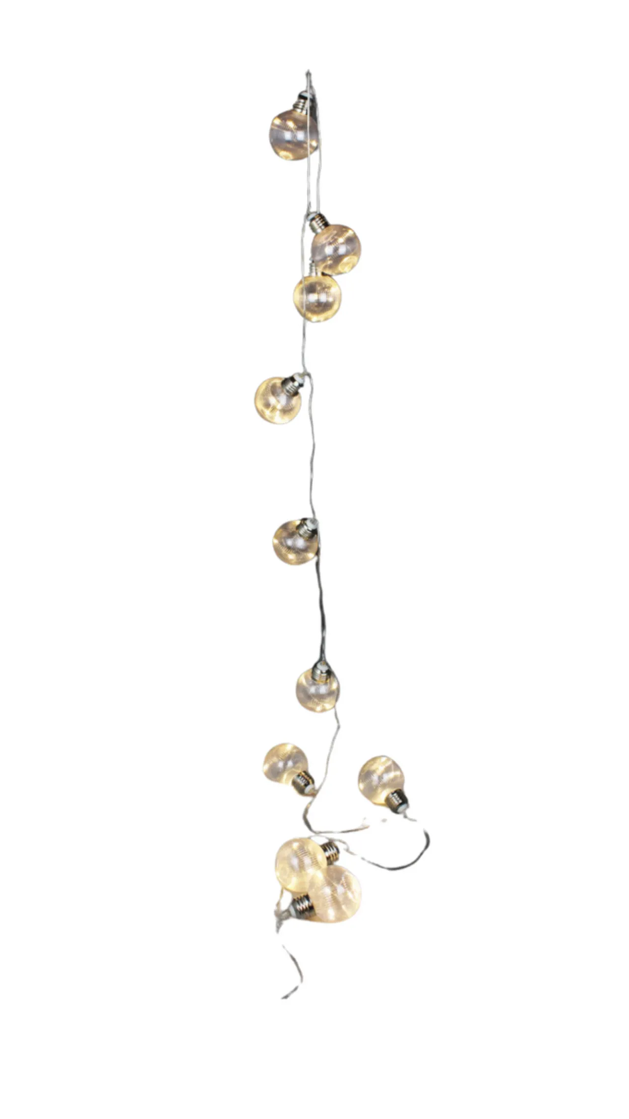 Outlet Decorator's Warehouse 6 Cm X 6.5' Plastic Ball LED Garland - Warm White