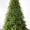 Best Decorator's Warehouse 9' Deluxe Trinity Pine Artificial Christmas Tree With 2850 Color-Changing Lights