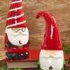 Clearance Decorator's Warehouse 11.5” Dolomite Light Up Santa Gnome Figure