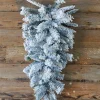 Sale Decorator's Warehouse 30" Flocked Balsam Teardrop