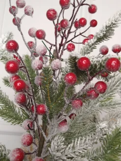 Hot Decorator's Warehouse 19” Frosted Tree With Berries