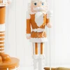 New Decorator's Warehouse 22" Gingerbread Nutcracker With Staff