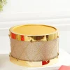 Outlet Decorator's Warehouse 8.5" Gold Glitter Drum
