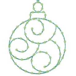 Outlet Decorator's Warehouse 24" Green Twinkling Fairy Copper Wire LED Ornament - 190 Lights