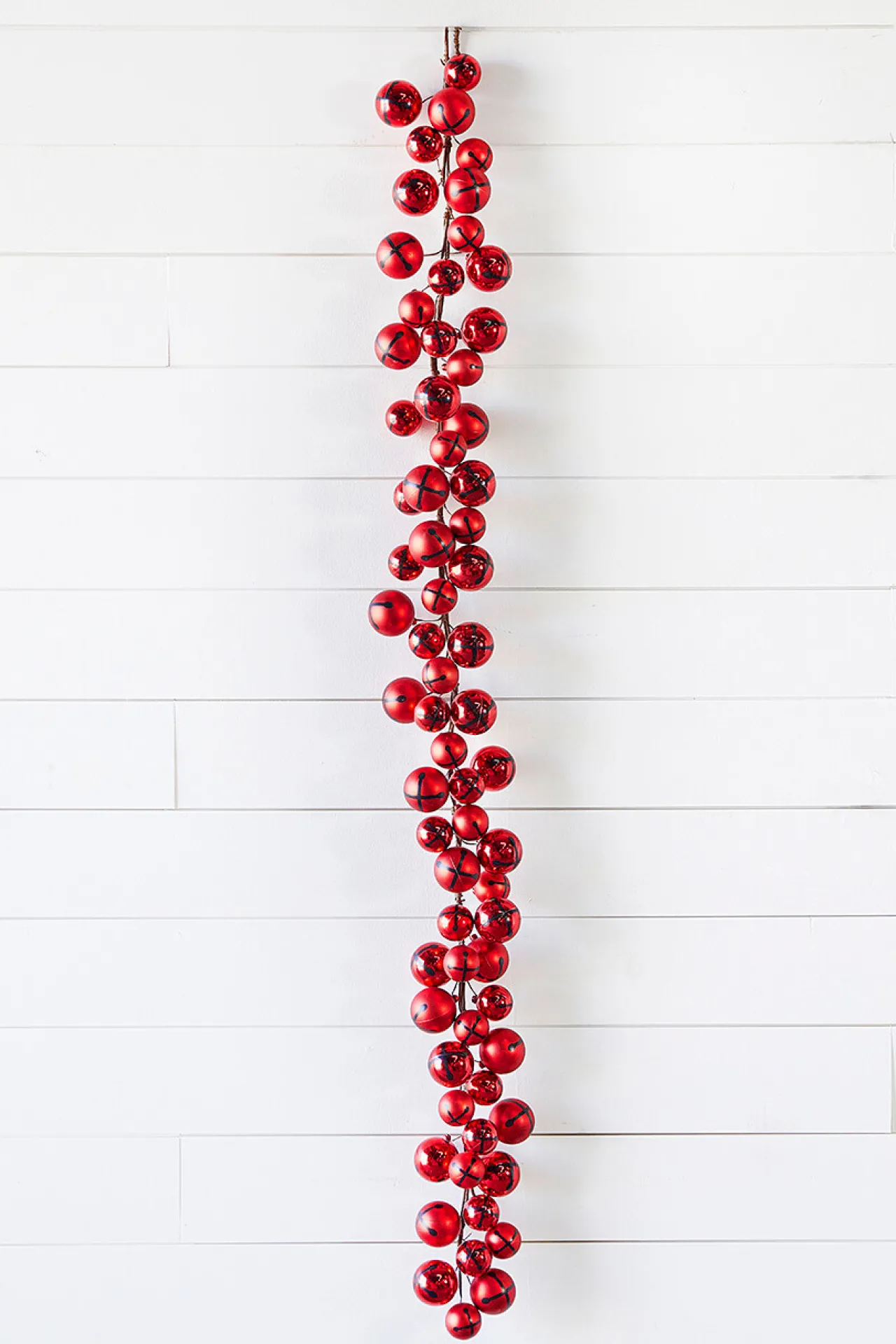 Outlet Decorator's Warehouse 5’ Holiday Red Jingle Bells Garland