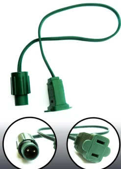 Discount Decorator's Warehouse 12" Jumper Coaxial Converter Cord