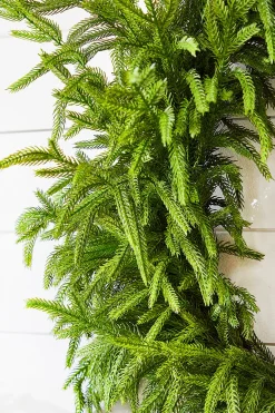 Sale Decorator's Warehouse 30" Just Cut Real Touch Norfolk Pine Wreath