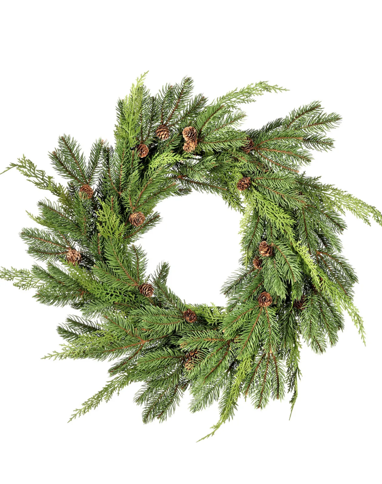 Outlet Decorator's Warehouse 24” Just Cut Woodland Pines Real Touch Wreath