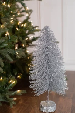 Online Decorator's Warehouse 15" Large Metallic Bottle Brush Tree