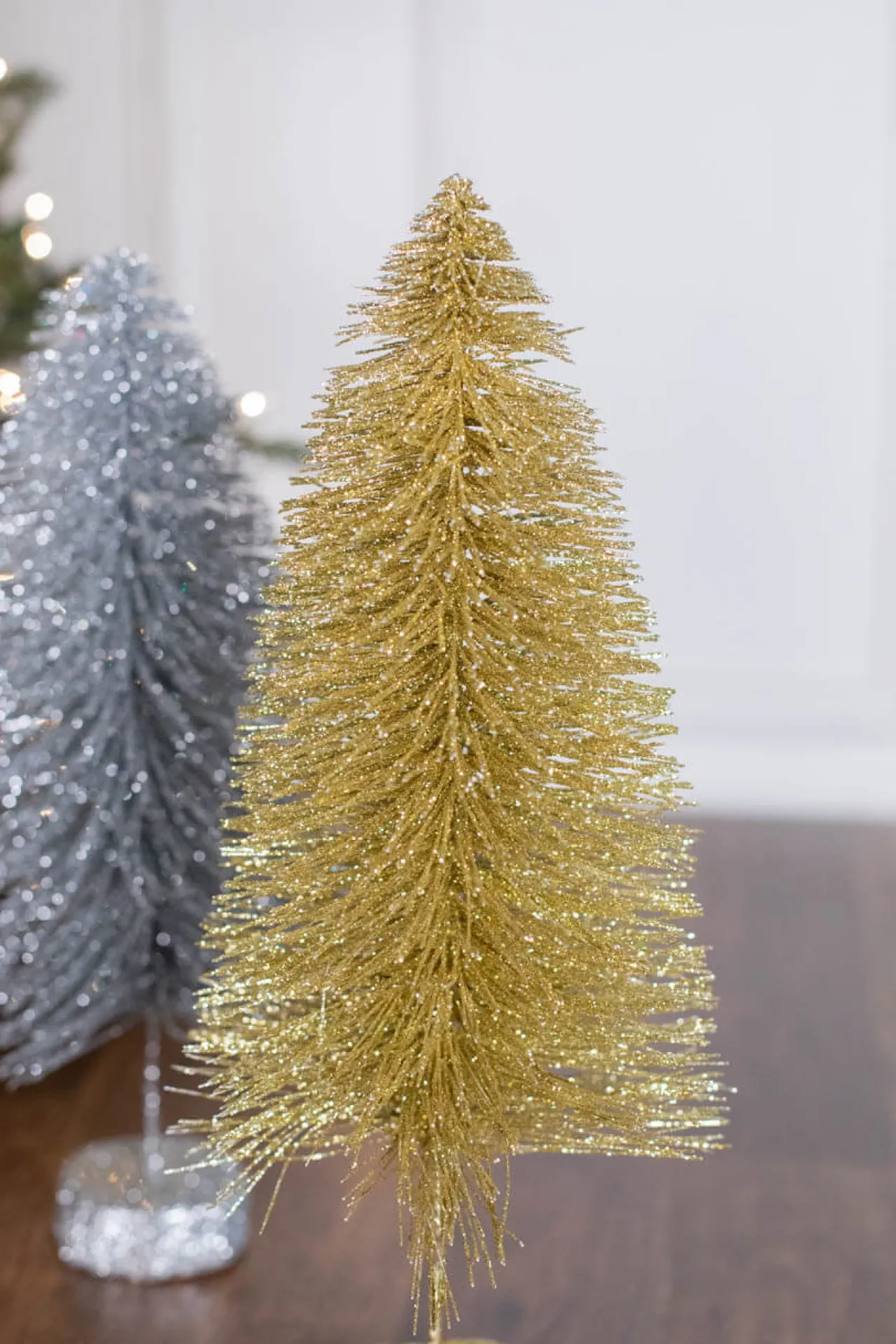 Online Decorator's Warehouse 15" Large Metallic Bottle Brush Tree