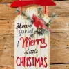Hot Decorator's Warehouse 31" LED BTY/TMR "Merry Christmas" Sleigh