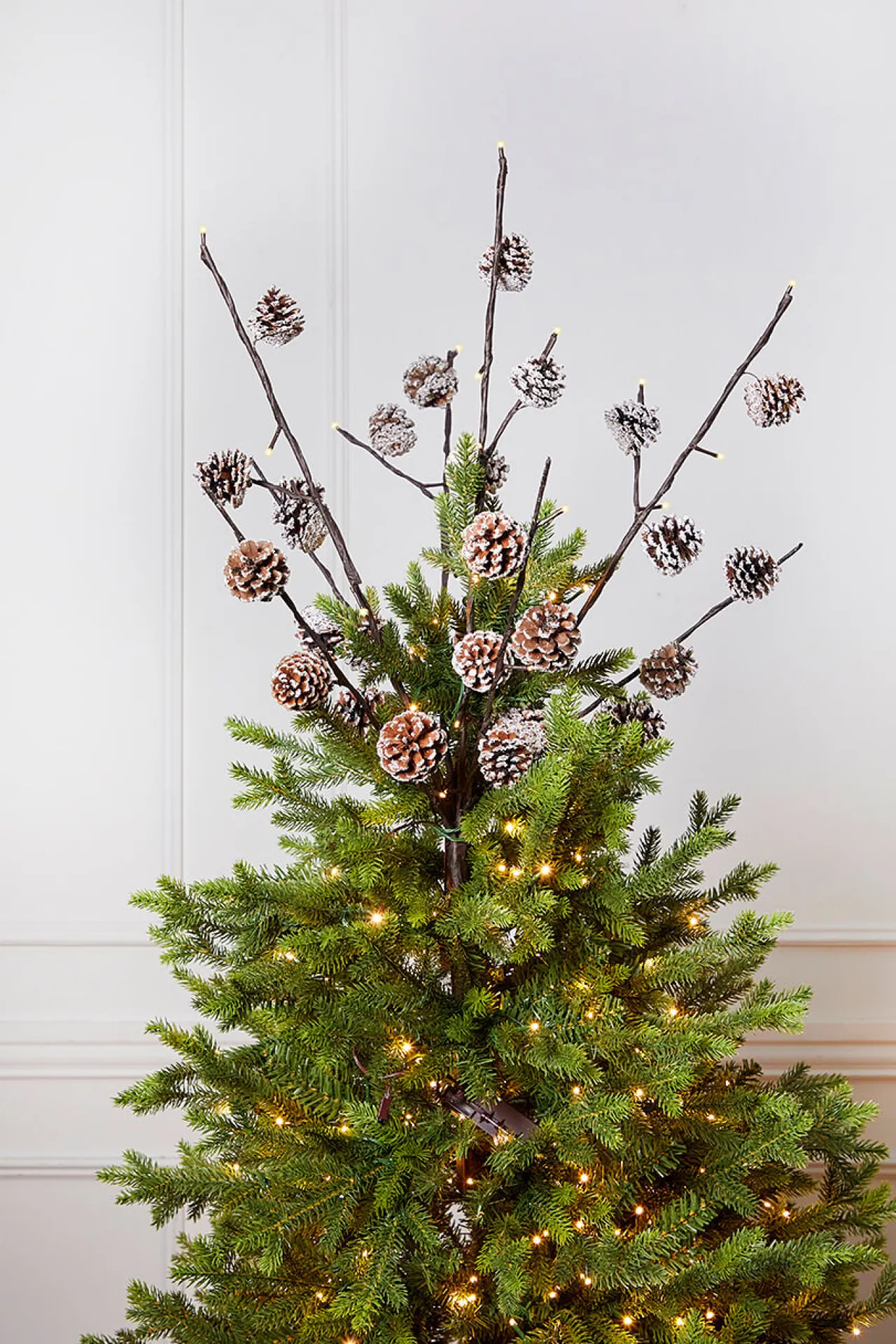 New Decorator's Warehouse 36" LED Pine Cone Branch
