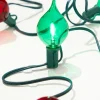 Best Decorator's Warehouse 128" LED Retro Kismet Light Strand X8 - Red & Green