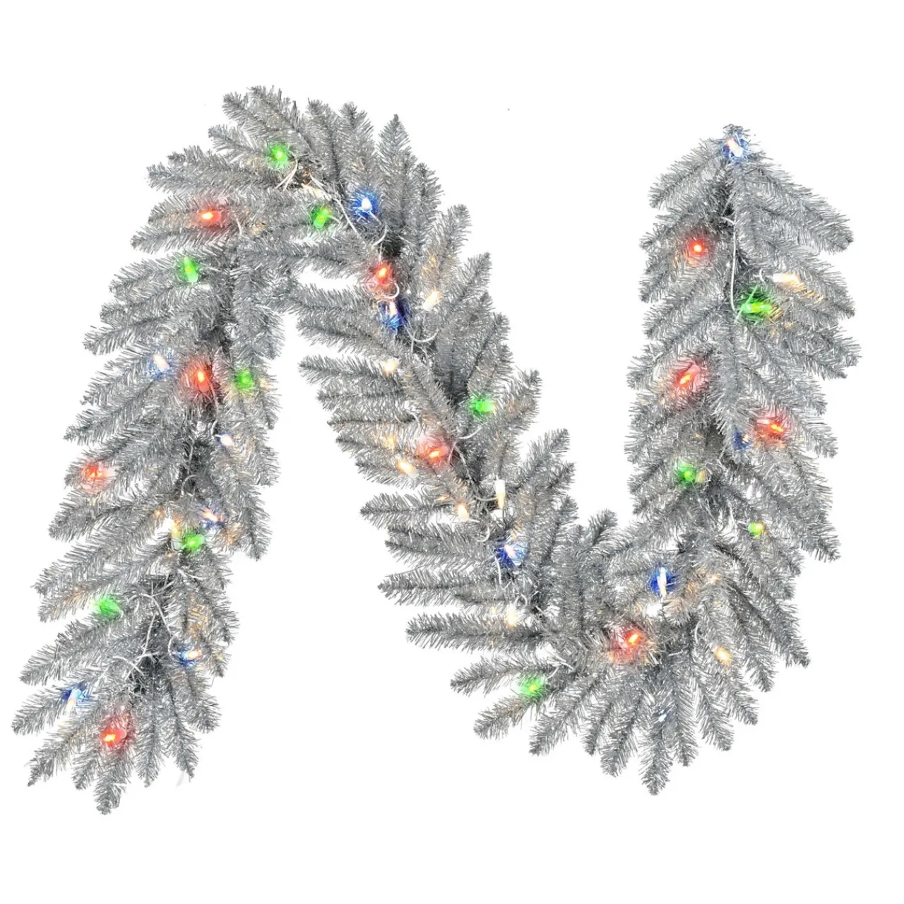 Best Decorator's Warehouse 6' LED Silverado Garland - Multi