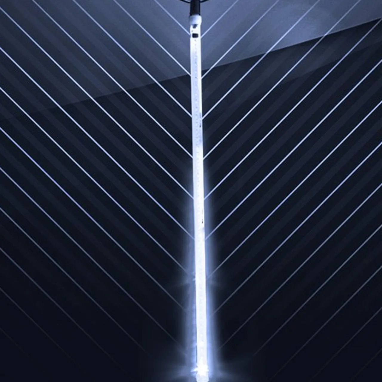 New Decorator's Warehouse 24" LED Snowfall Tube - Pure White