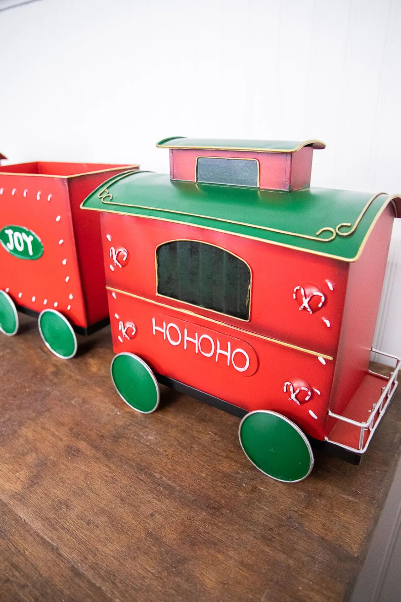 Discount Decorator's Warehouse 53” Metal Holiday Santa Express Train - Set Of 3