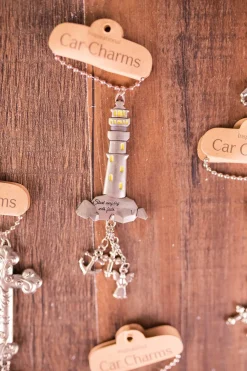 Discount Decorator's Warehouse 4” Metal Inspirational Car Charms