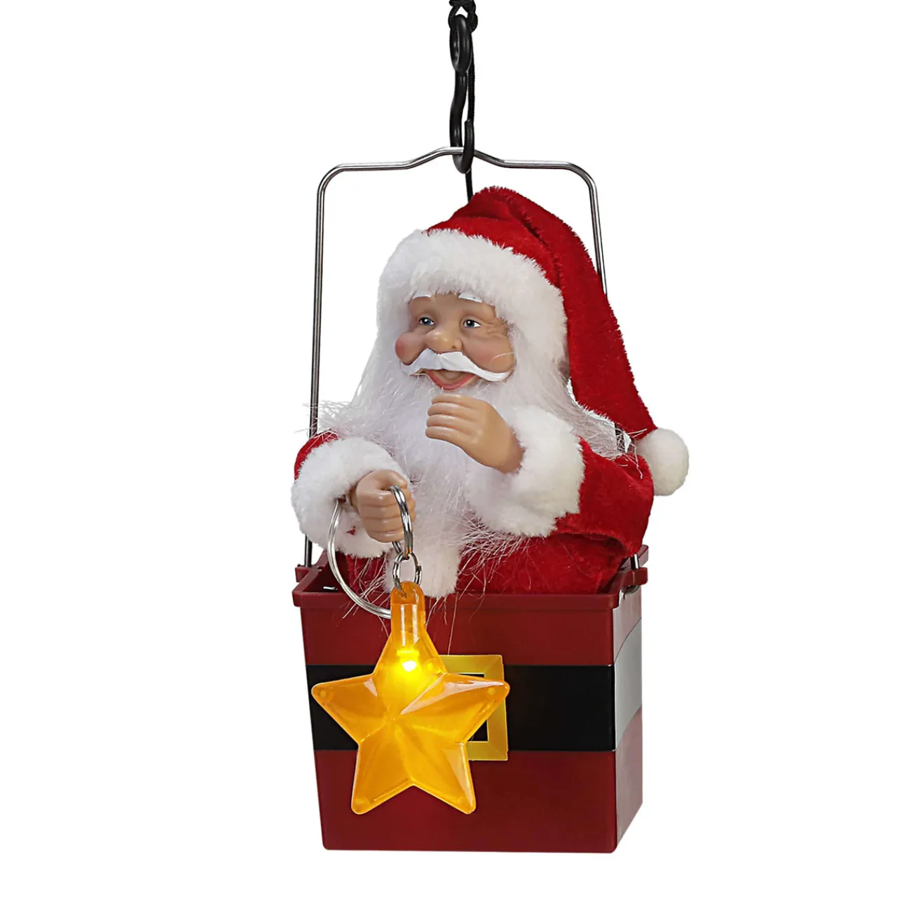 Decorator's Warehouse 43" Mr. Christmas Animated Santa's Crane