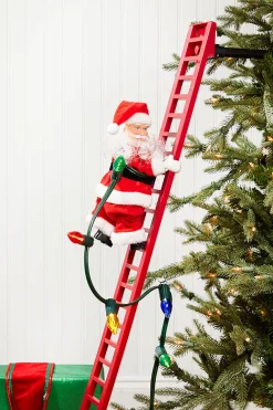 New Decorator's Warehouse 40" Mr. Christmas Super Climbing Santa