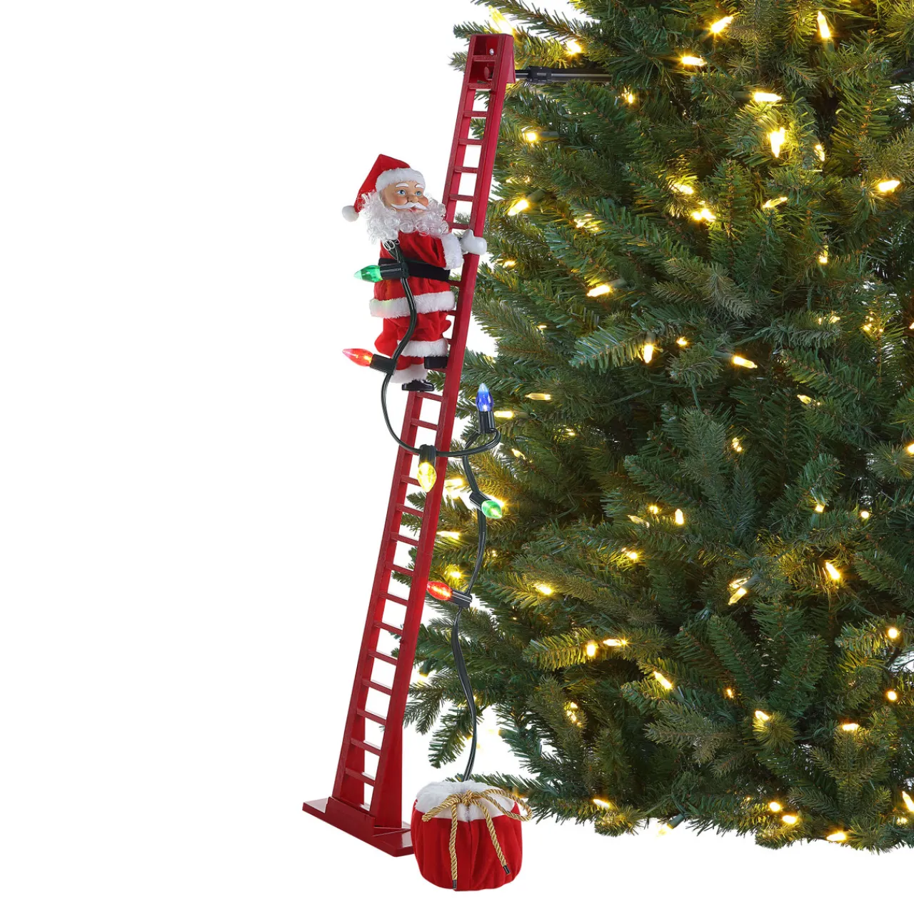 New Decorator's Warehouse 40" Mr. Christmas Super Climbing Santa