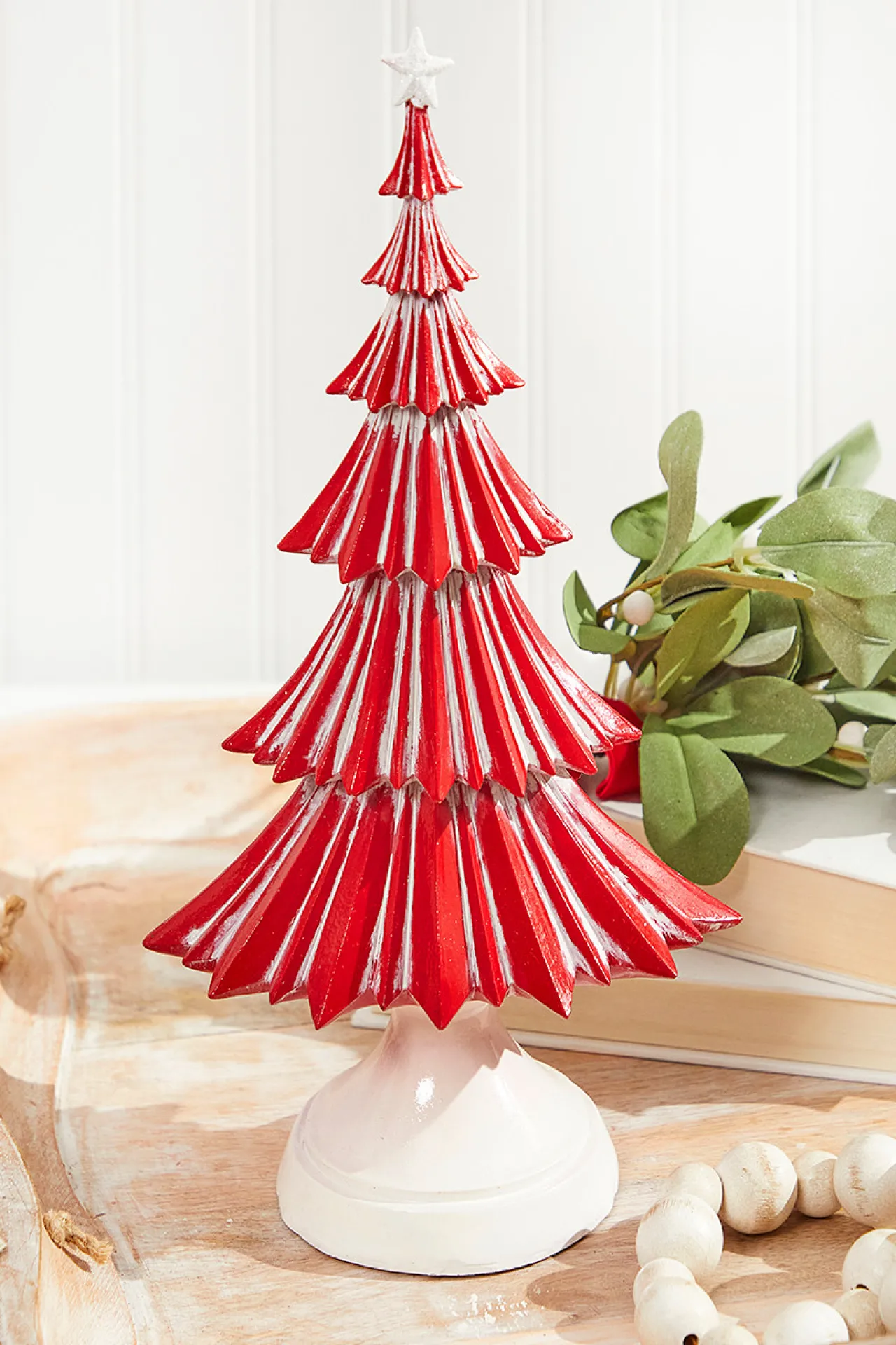 Best Decorator's Warehouse 13" Nordic Striped Christmas Tree