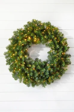Hot Decorator's Warehouse 36" Norway Pine Wreath 320T/150WW LED WL/UL