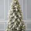 Hot Decorator's Warehouse 9' Pine And Pampas Artificial Christmas Tree With 700 Warm White LED Lights