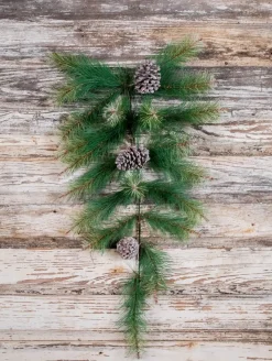 Sale Decorator's Warehouse 28” Pine Teardrop With Frosted Cone