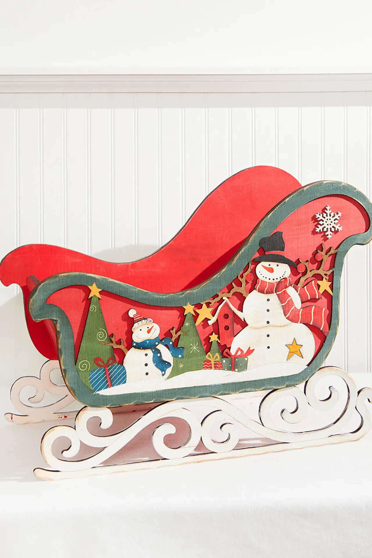 Discount Decorator's Warehouse 24" Plywood Sleigh Decor