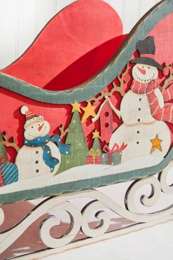 Discount Decorator's Warehouse 24" Plywood Sleigh Decor