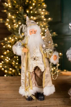 Discount Decorator's Warehouse 18” Polyester Holiday Santa