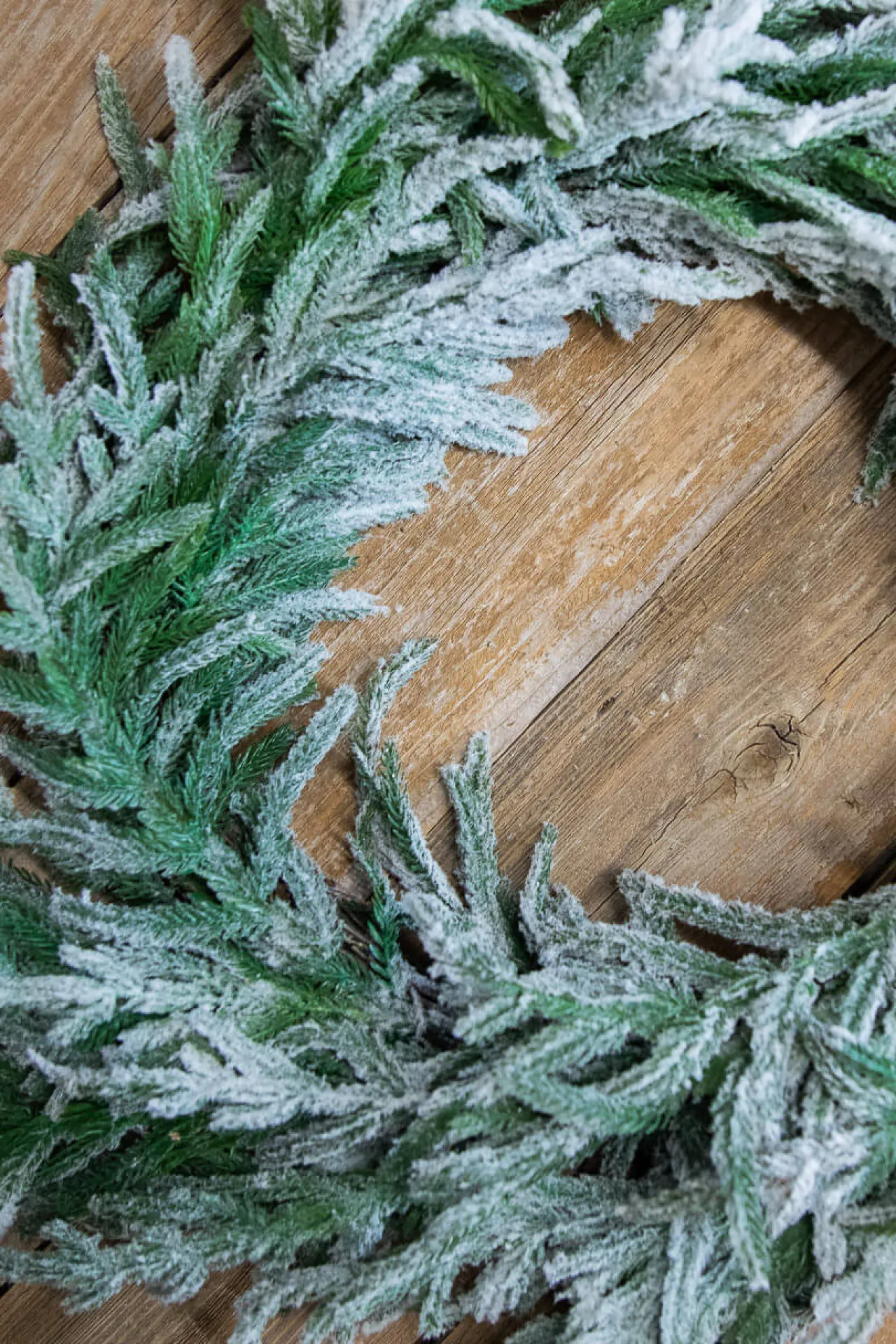 Hot Decorator's Warehouse 24” Real Touch Flocked Norfolk Wreath