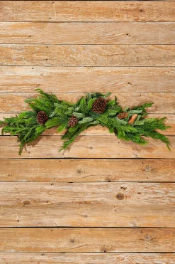 Online Decorator's Warehouse 42” Real Touch Norfolk / Spruce / Juniper Swag