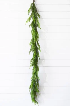 Online Decorator's Warehouse 72” Real Touch Norfolk Pine Garland