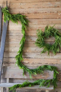 Hot Decorator's Warehouse 192” Real Touch Norfolk Pine Garland
