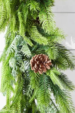 Hot Decorator's Warehouse 72” Real Touch Norfolk Spruce/Juniper Garland