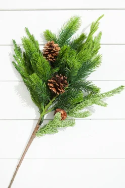 Discount Decorator's Warehouse 24” Real Touch Norfolk Spruce Juniper Spray