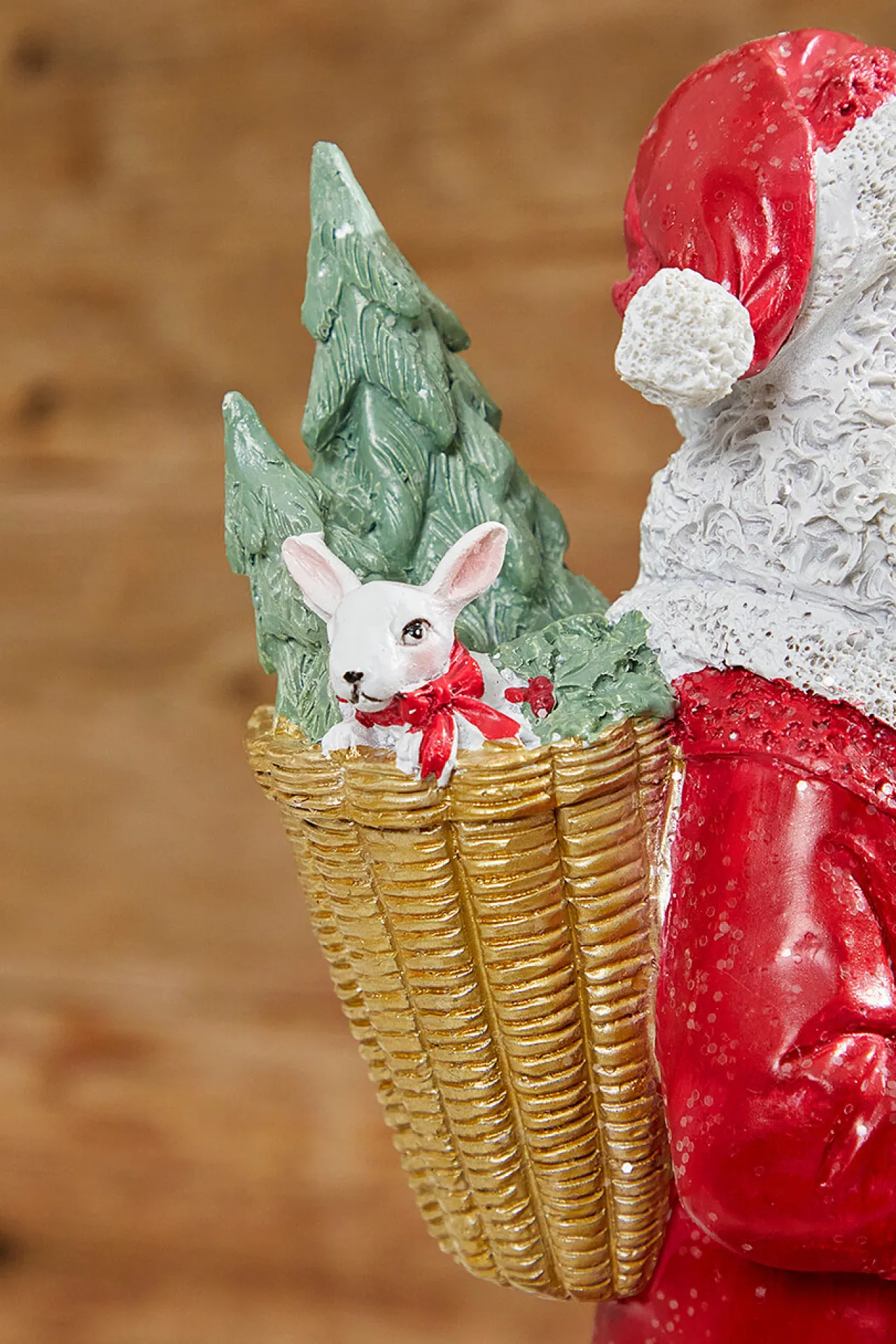 Clearance Decorator's Warehouse 13” Resin African-American Santa