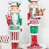 New Decorator's Warehouse 11.5" Resin Candy Nutcracker