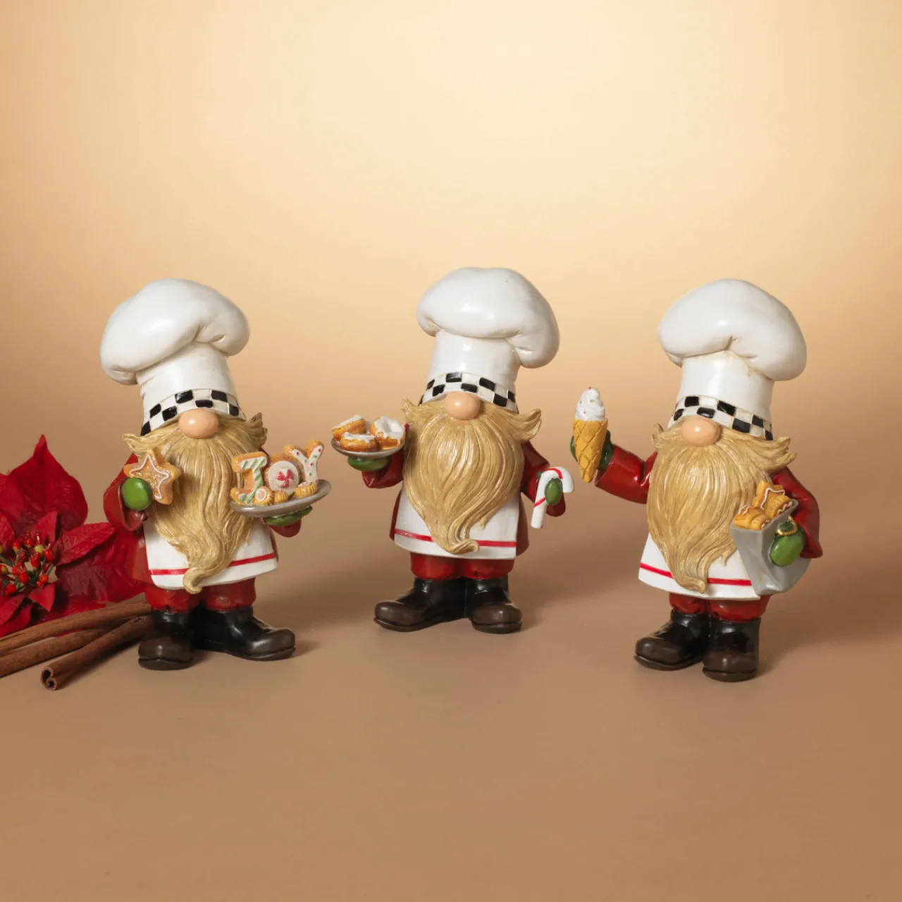 Hot Decorator's Warehouse 8.5" Resin Chef Gnome Figurine