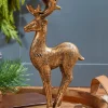 Best Decorator's Warehouse 12" Resin Deer Candle Holder