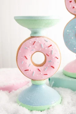 Sale Decorator's Warehouse 8.5” Resin Donut Candle Holder